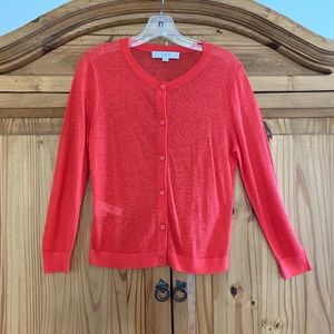 Sheer watermelon cardigan